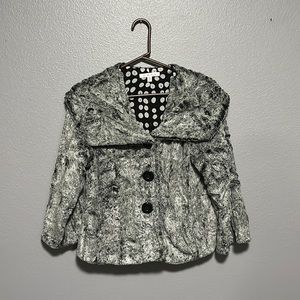 Cabi Chinchilla faux fur jacket